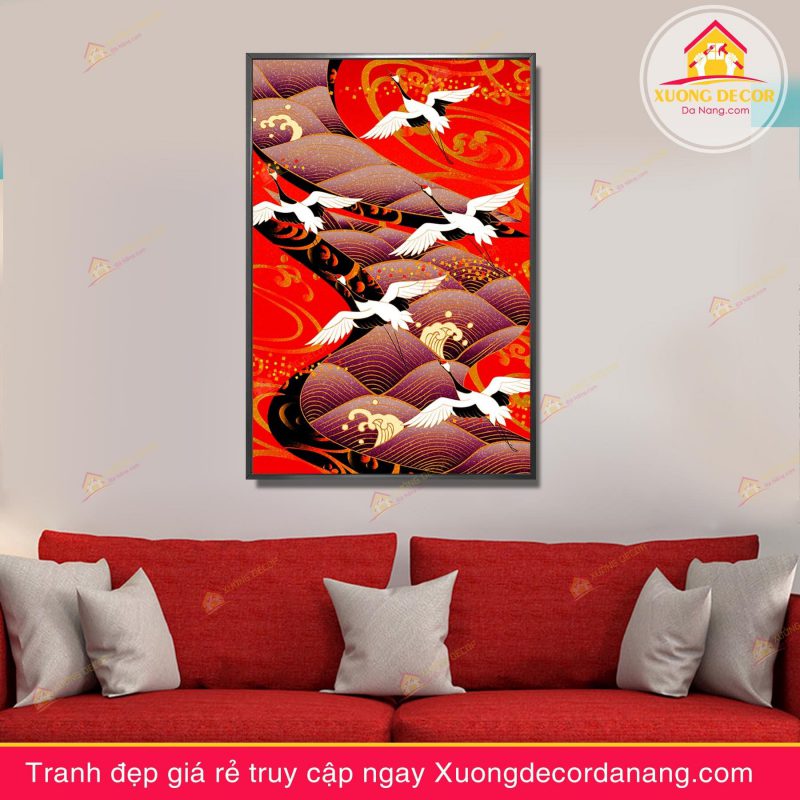 tranh-canvas-chim-hac-hong-hac-con-co-tranh-treo-tuong-phong-khach-ngu-cau-thang-van-phong-da-nang
