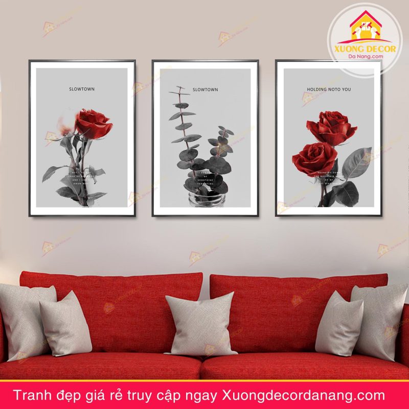 tranh-canvas-decor-hoa-la-cay-treo-tuong-phong-ngu-khach-van-phong-da-nang-tranh-hoa-la-dep-tranh-hoa-hong-do