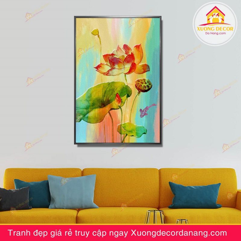 tranh-hoa-sen-tranh-canvas-decor-hoa-la-cay-treo-tuong-phong-ngu-khach-van-phong-da-nang-tranh-hoa-la-dep