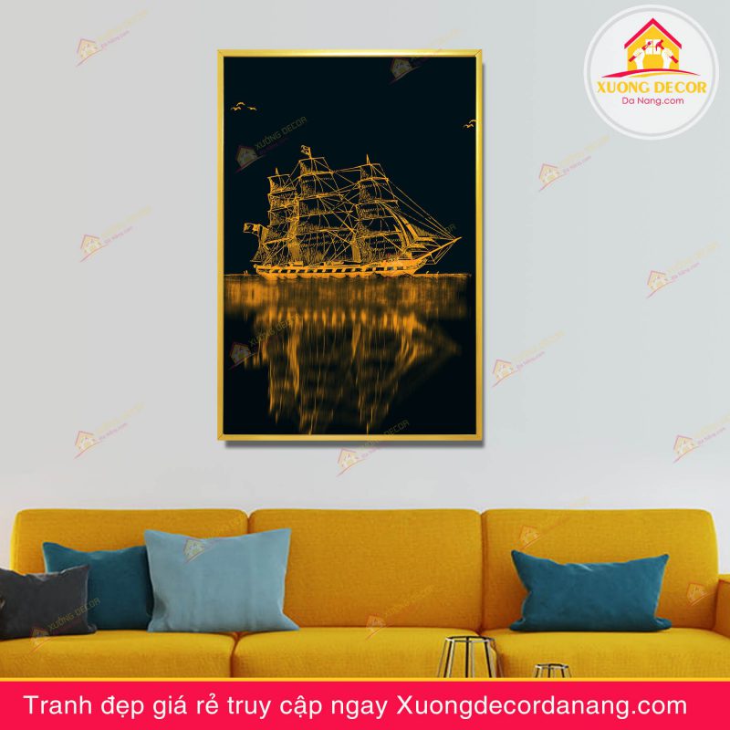 tranh-canvas-thuyen-buom-treo-tuong-phong-khach-van-phong-tai-da-nang-gia-re