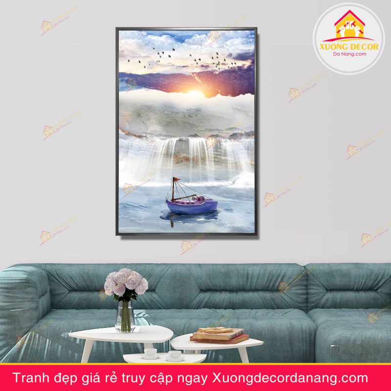tranh-phong-canh-tranh-canvas-thuyen-buom-treo-tuong-phong-khach-van-phong-tai-da-nang-gia-re
