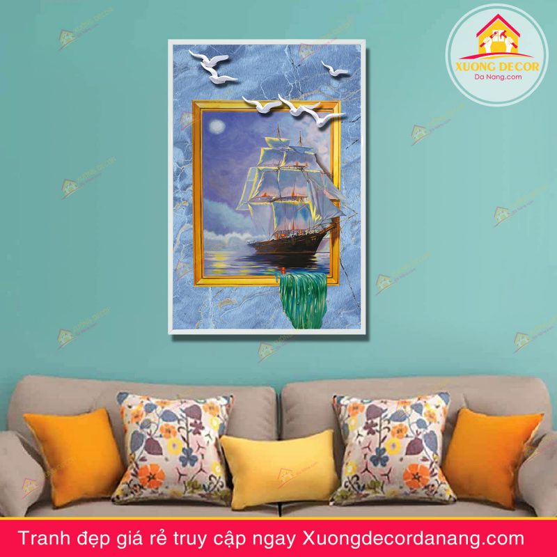 tranh-canvas-treo-tuong-thuan-buom-xuoi-gio-tranh-thuyen-buom-tranh-phong-canh-con-thuyen