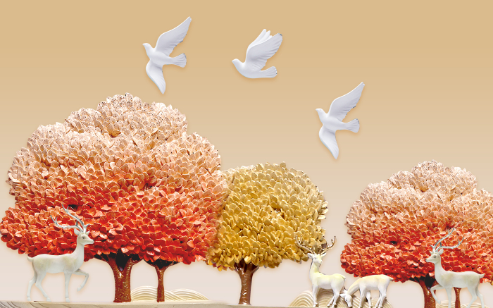 Giấy Decal 3D dán tường