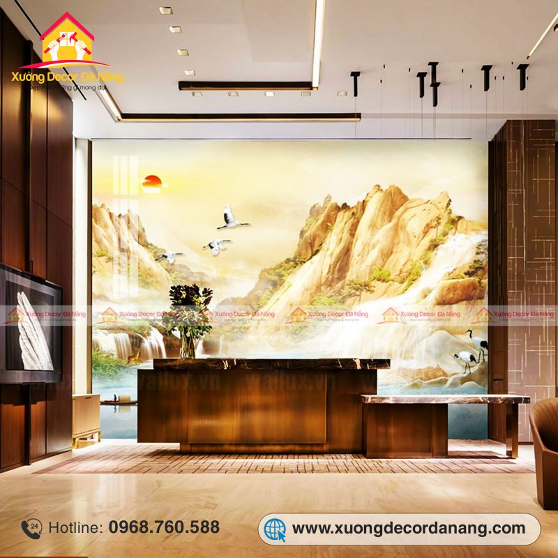 Tranh Tráng gương ốp tường
