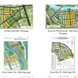Nhận thiết kế sơ đồ phân lô dự án, Master plan dự án Bất động sản tại Đà Nẵng