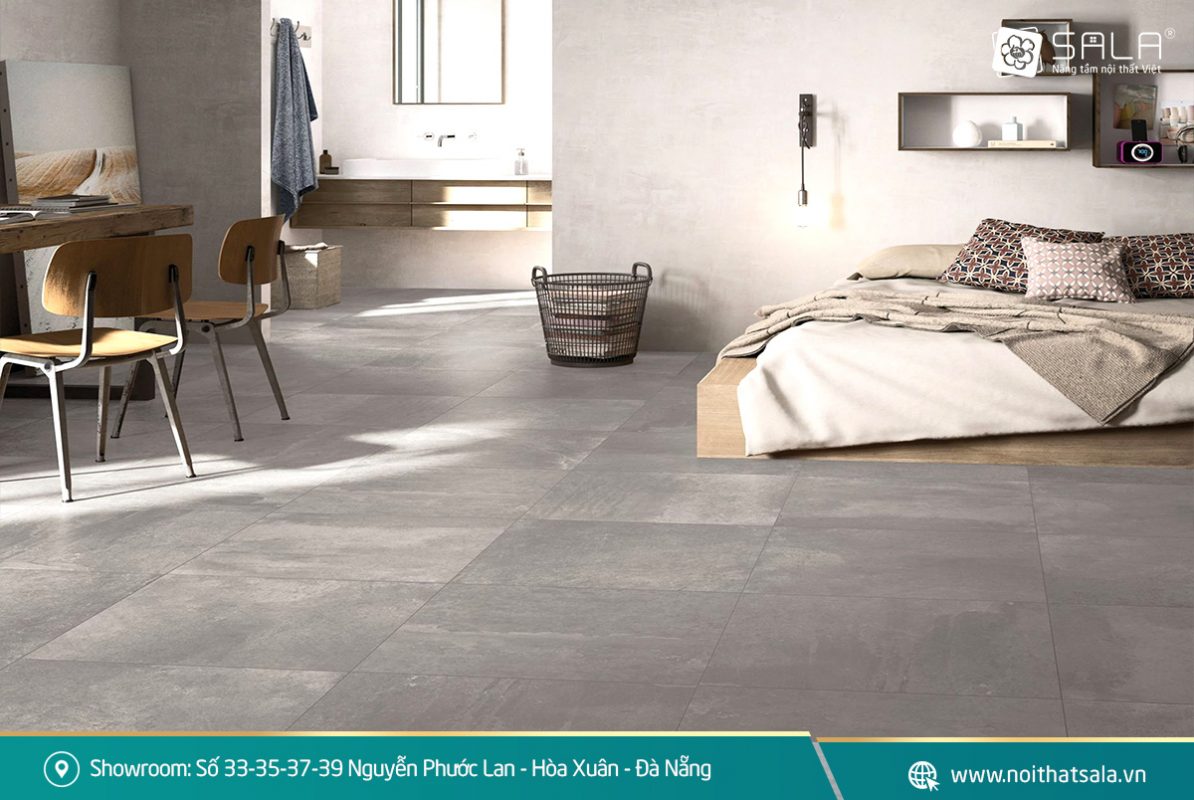 Gạch giả bê tông xu hướng gạch ốp lát mới nhất