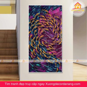 tranh cá koi cá chép tranhtreo tường đà nẵng xuongdecordanang
