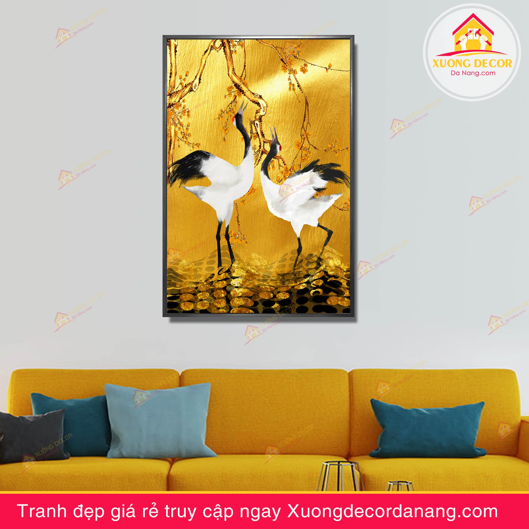 tranh-canvas-chim-hac-hong-hac-con-co-tranh-treo-tuong-phong-khach-ngu-cau-thang-van-phong-da-nang