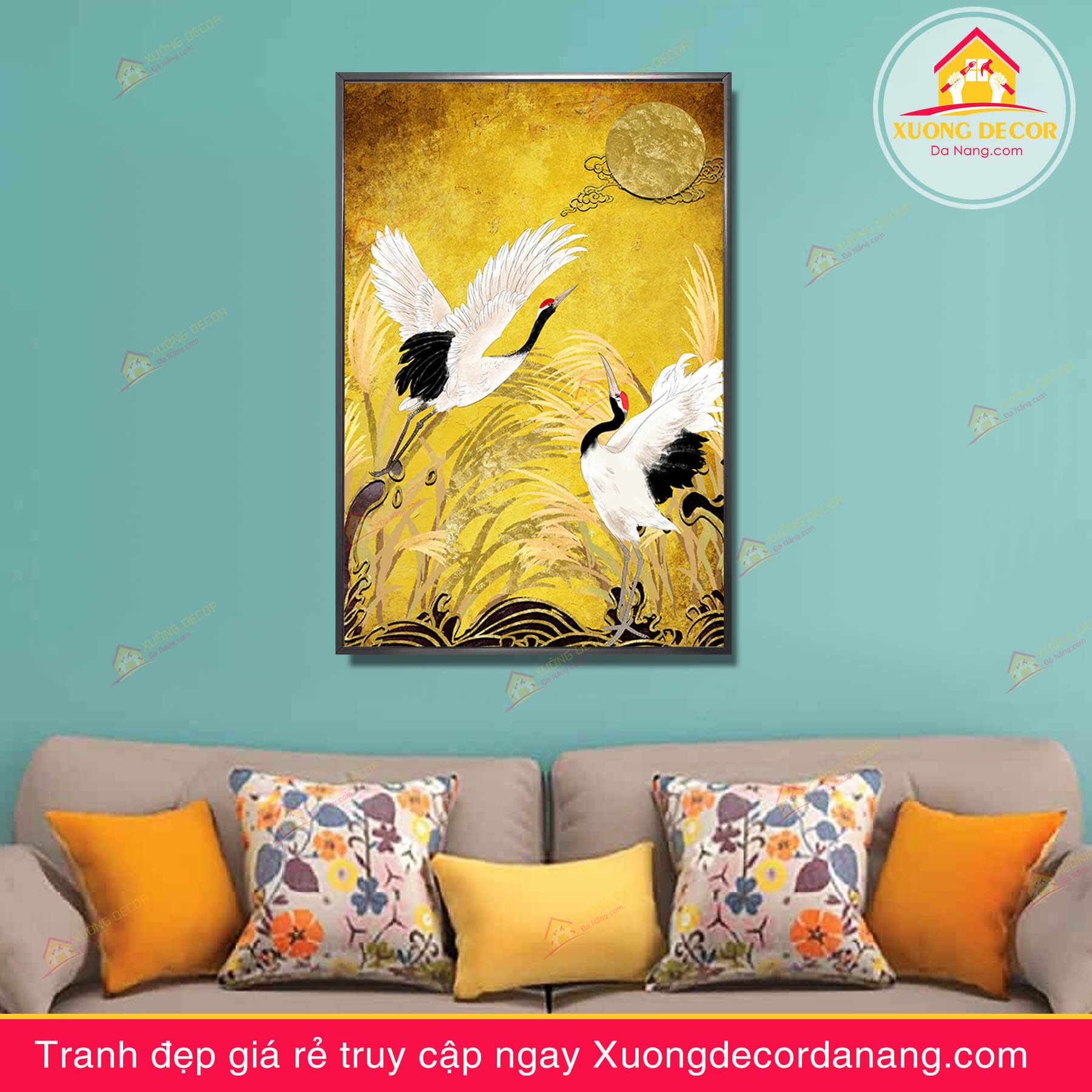 tranh-canvas-chim-hac-hong-hac-con-co-tranh-treo-tuong-phong-khach-ngu-cau-thang-van-phong-da-nang