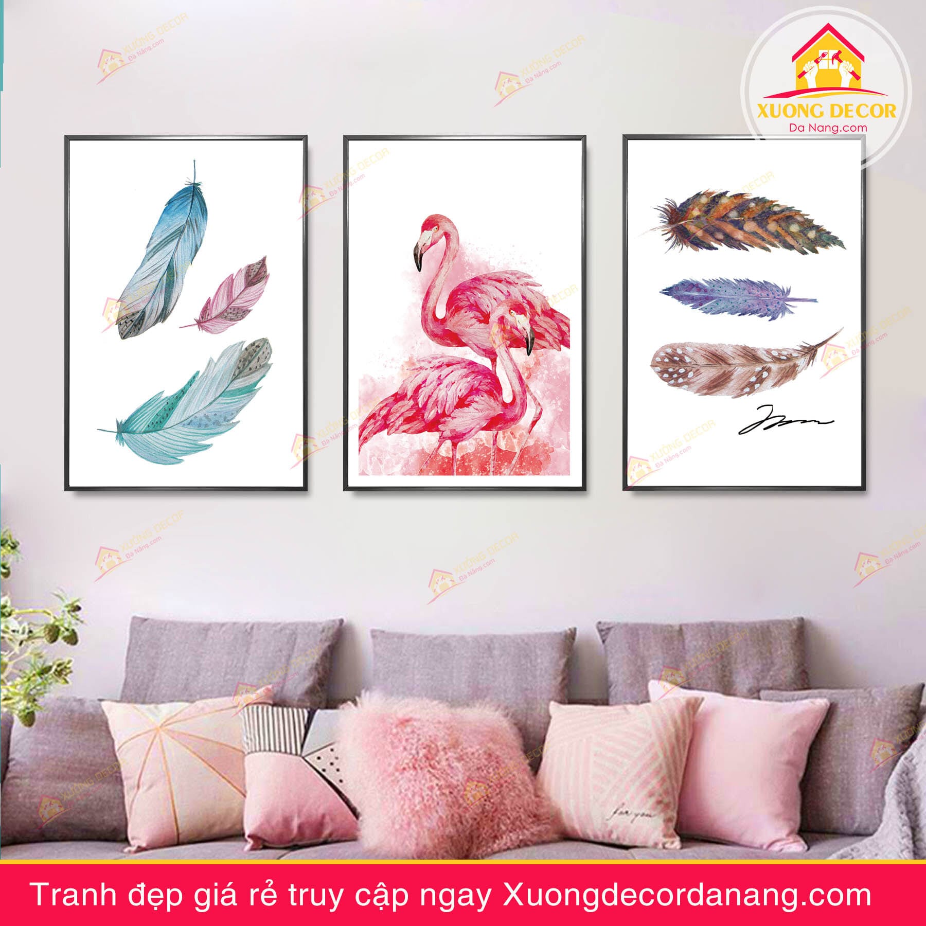 tranh-canvas-chim-hac-hong-hac-con-co-tranh-treo-tuong-phong-khach-ngu-cau-thang-van-phong-da-nang