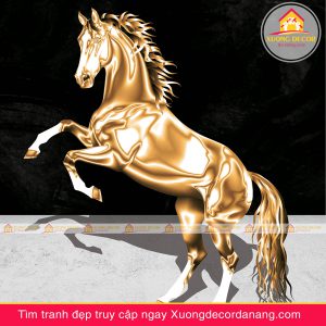 tranh treo tường mã đáo thành công, tranh độc mã tranh treo tường đà nẵng xuongdecordanang