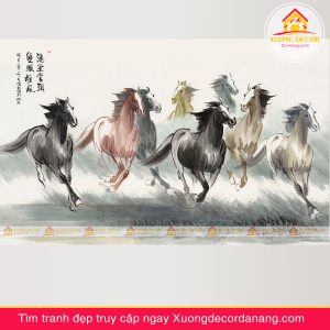 tranh treo tường mã đáo thành công, tranh độc mã tranh treo tường đà nẵng xuongdecordanang