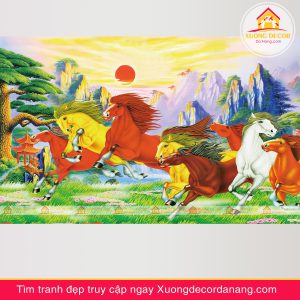 tranh treo tường mã đáo thành công, tranh độc mã tranh treo tường đà nẵng xuongdecordanang