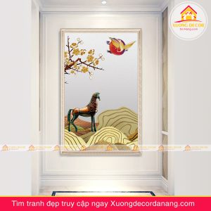 tranh treo tường mã đáo thành công, tranh độc mã tranh treo tường đà nẵng xuongdecordanang