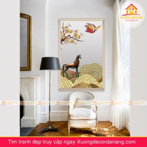 Tranh canvas nghệ thuật,tranh treo tường mã đáo thành công, tranh độc mã tranh treo tường đà nẵng xuongdecordanang