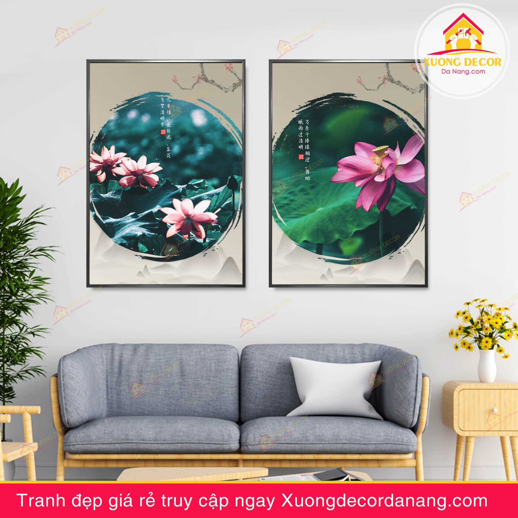 tranh-canvas-decor-hoa-la-cay-treo-tuong-phong-ngu-khach-van-phong-da-nang-tranh-hoa-la-dep-tranh-hoa-sen