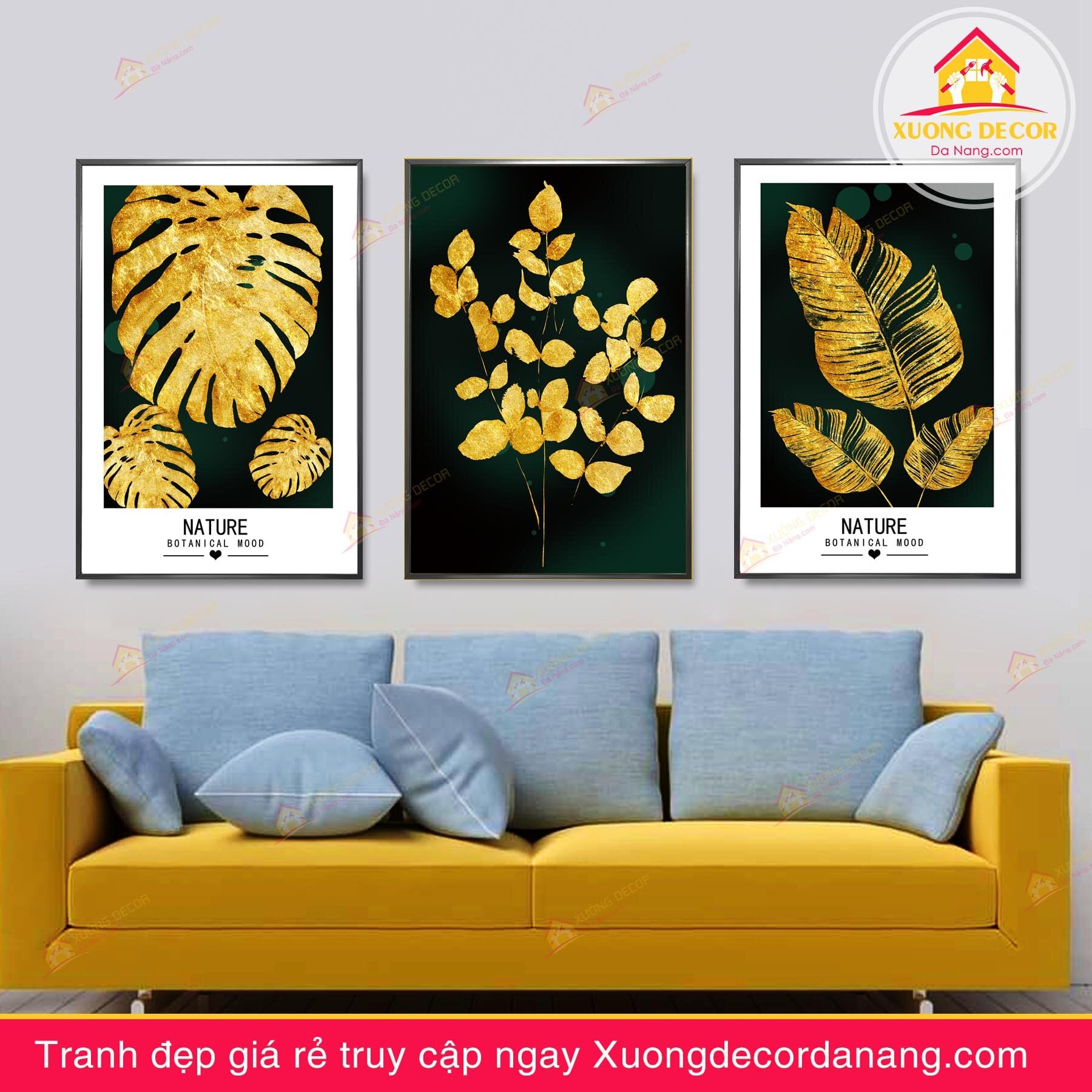 tranh-canvas-decor-hoa-la-cay-treo-tuong-phong-ngu-khach-van-phong-da-nang-tranh-hoa-la-dep-tranh-la-vàng