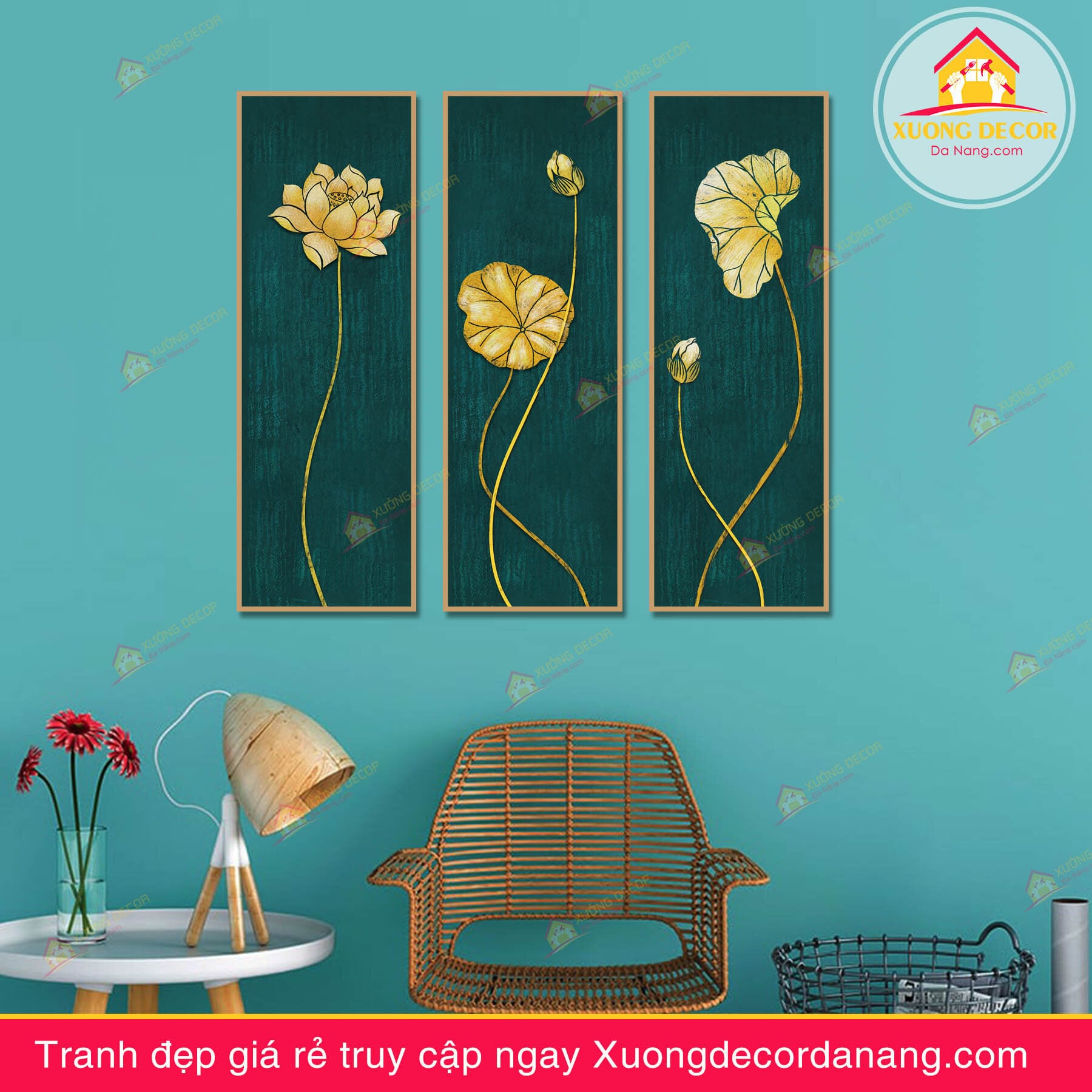 tranh-hoa-sen-tranh-canvas-decor-hoa-la-cay-treo-tuong-phong-ngu-khach-van-phong-da-nang-tranh-hoa-la-dep
