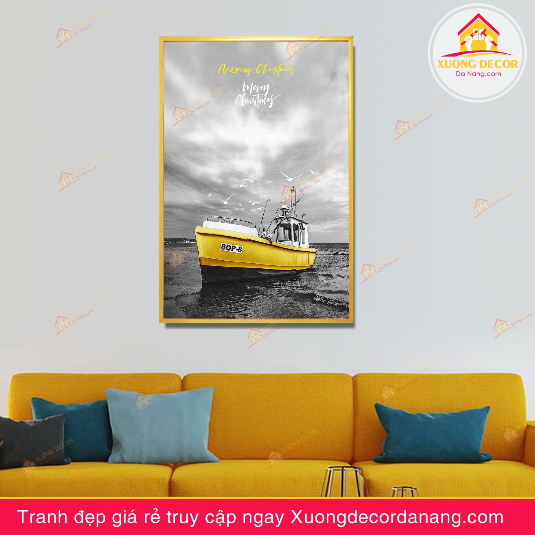 tranh-canvas-thuyen-buom-treo-tuong-phong-khach-van-phong-tai-da-nang-gia-re