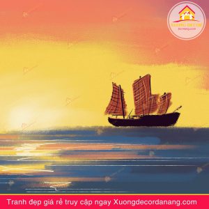 tranh-canvas-thuyen-buom-treo-tuong-phong-khach-van-phong-tai-da-nang-gia-re