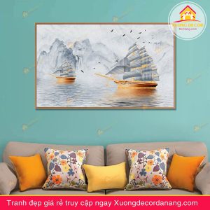 tranh-canvas-thuyen-buom-treo-tuong-phong-khach-van-phong-tai-da-nang-gia-re
