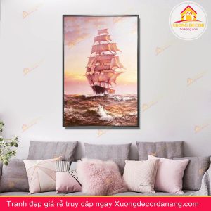 tranh-canvas-thuyen-buom-treo-tuong-phong-khach-van-phong-tai-da-nang-gia-re