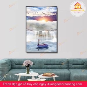 tranh-canvas-thuyen-buom-treo-tuong-phong-khach-van-phong-tai-da-nang-gia-re