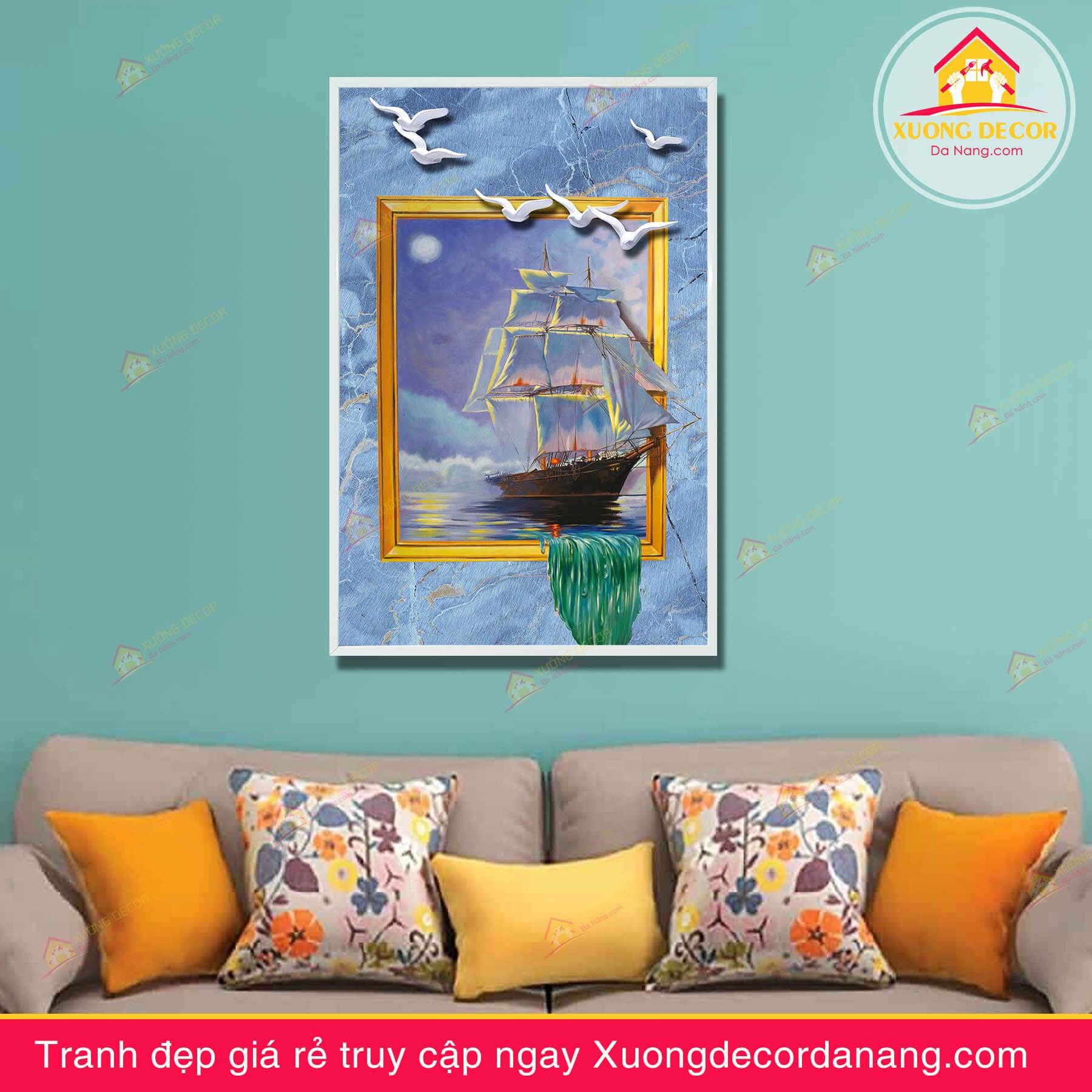 tranh-canvas-treo-tuong-thuan-buom-xuoi-gio-tranh-thuyen-buom-tranh-phong-canh-con-thuyen