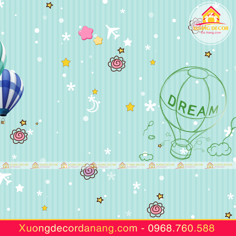 Giấy Decal dán tường xuongdecordanang