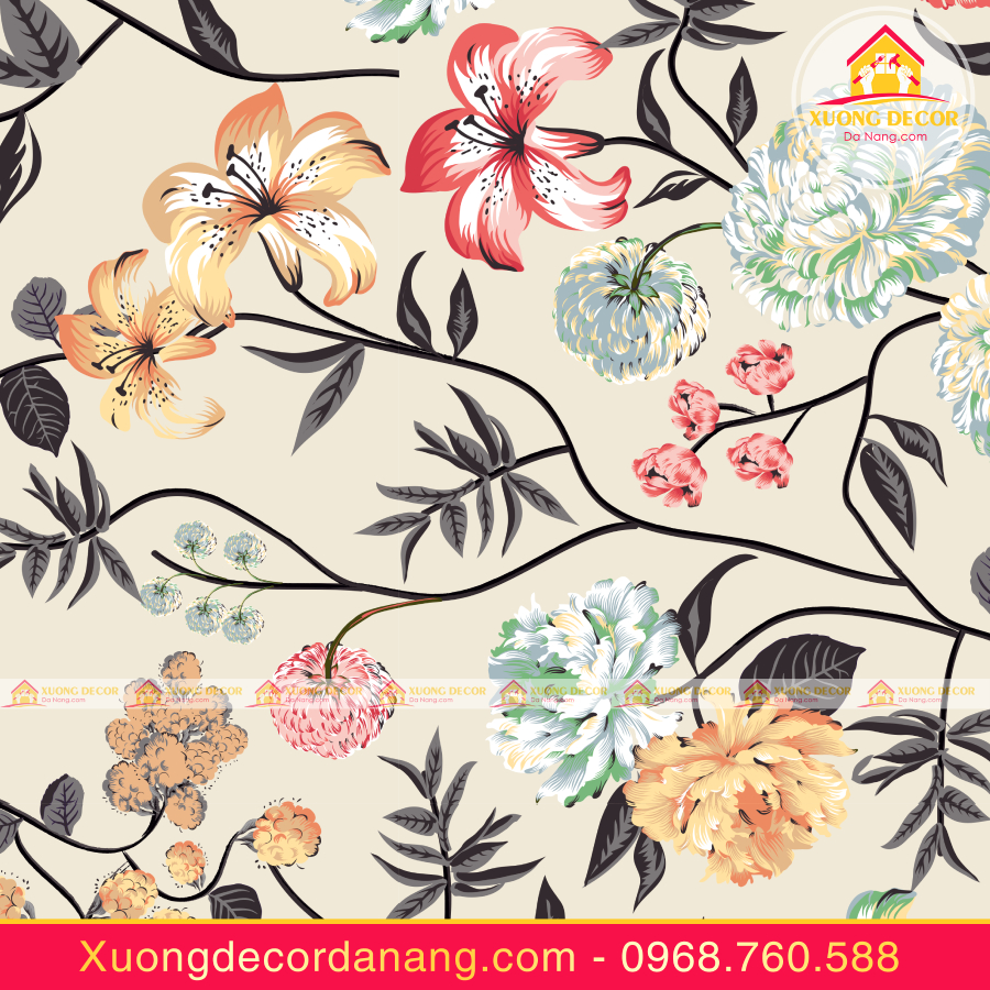 Giấy Decal dán tường xuongdecordanang
