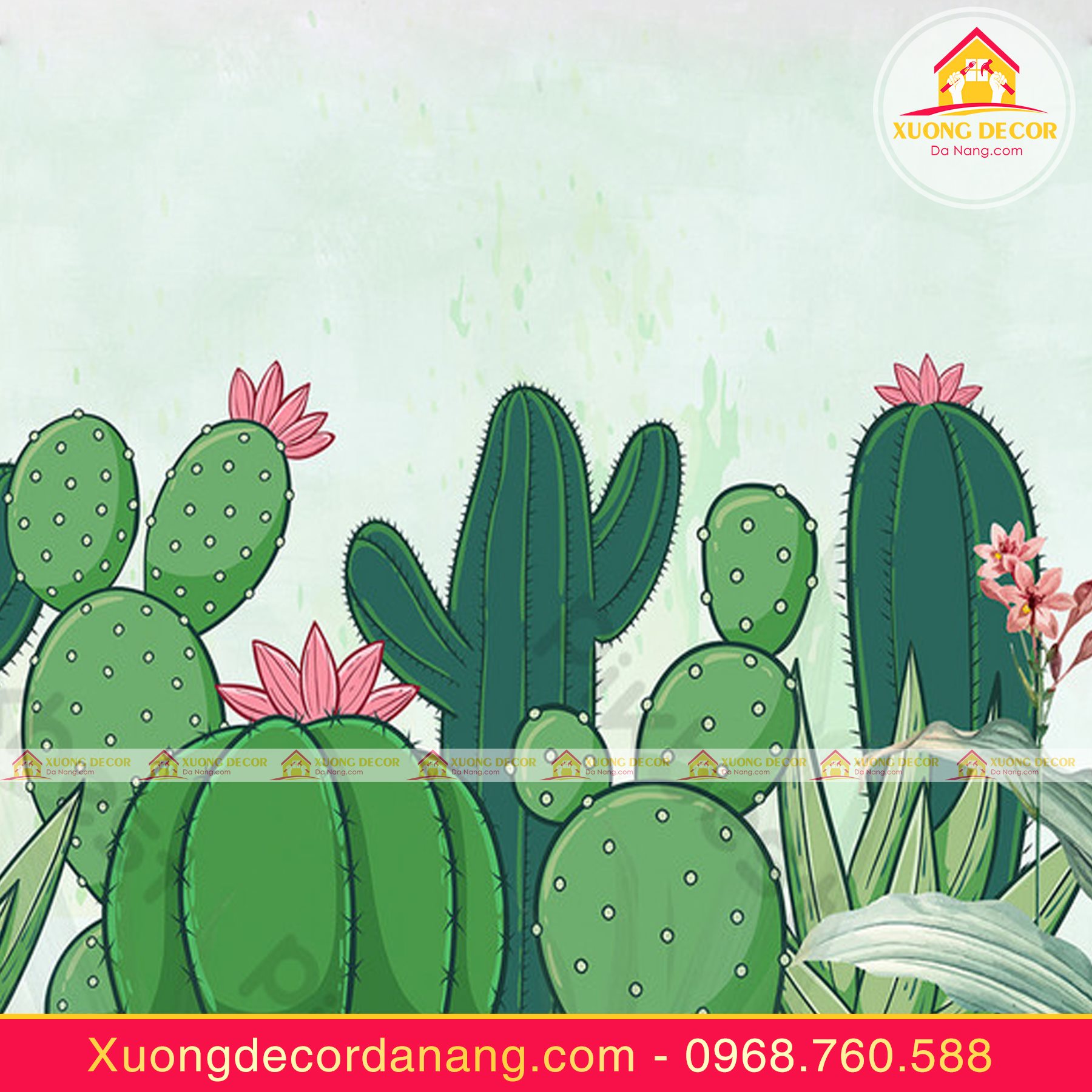 Giấy Decal dán tường xuongdecordanang