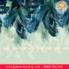 Giấy Decal 3D dán tường lông vũ xanh