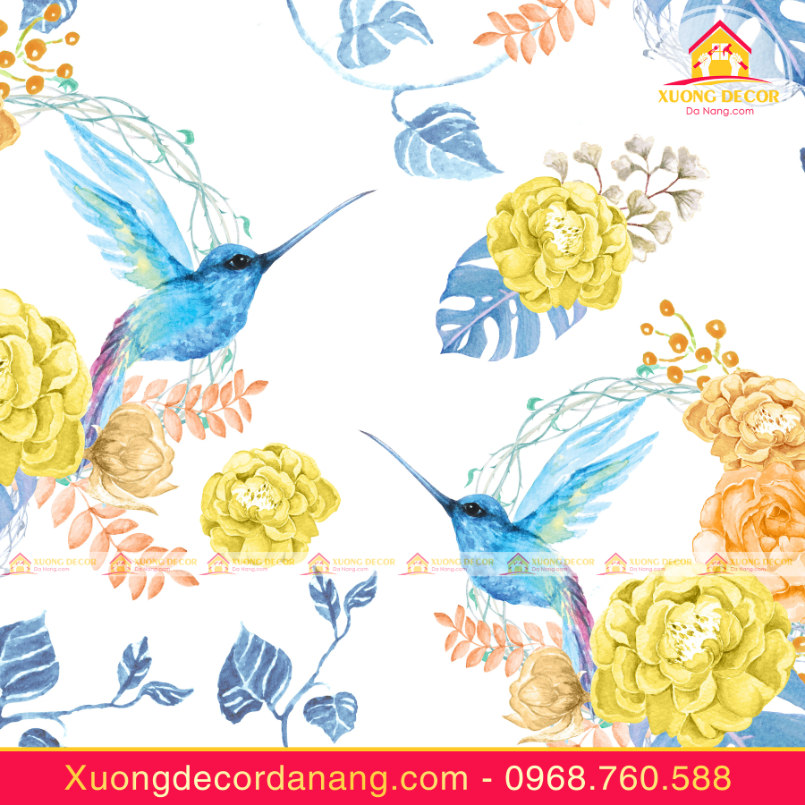 Giấy Decal dán tường xuongdecordanang
