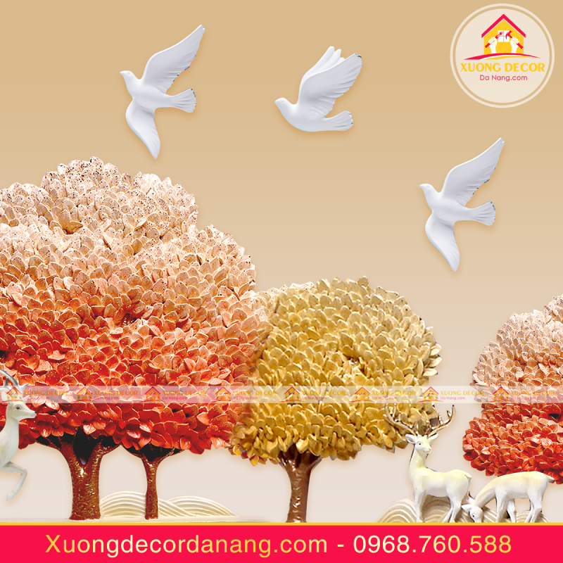 Giấy Decal 3D dán tường
