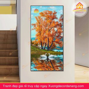 tranh-thien-nga-tranh-canvas-phong-canh-thien-nhien-nui-song-tranh-treo-tuong-phong-khach-ngu-cau-thang-decor-nha-cua-da-nang
