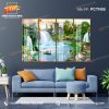 TRANH PHONG CẢNH THÁC NƯỚC, TRANH CANVAS, TRANH TRÁNG GƯƠNG
