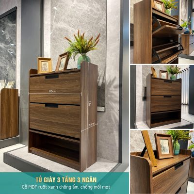 Xưởng sản xuất Tủ Giày Dép gỗ MDF tại Đà Nẵng, giá rẻ