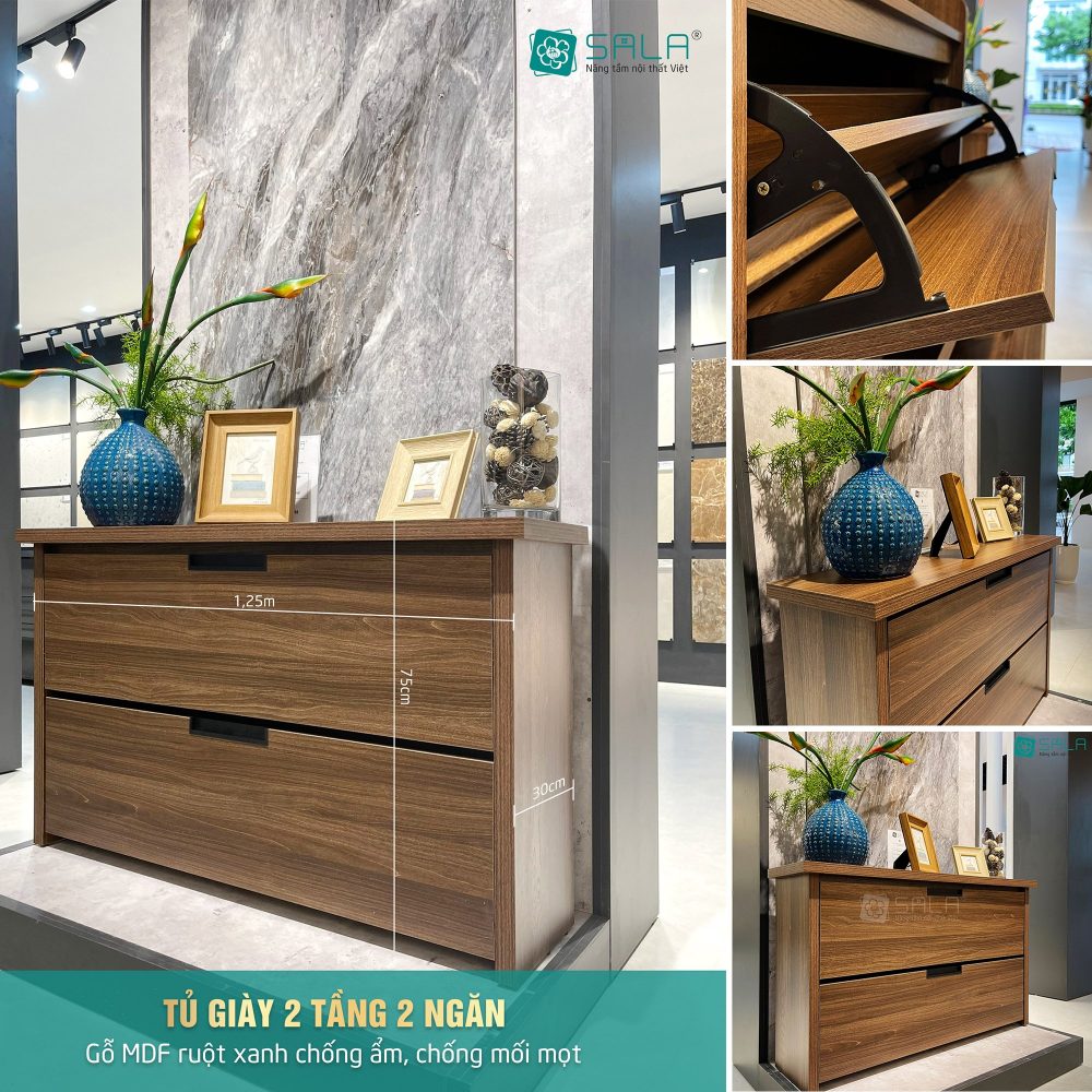 Xưởng sản xuất Tủ Giày Dép gỗ MDF tại Đà Nẵng, giá rẻ